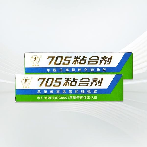 What should be noted during the use of 705 adhesive?